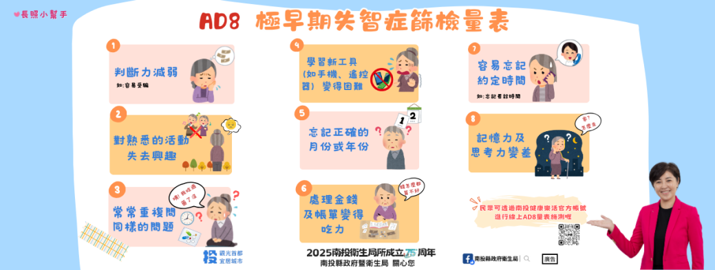 AD8極早期失智症篩檢量表